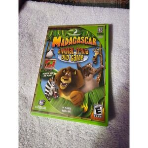 Dreamworks Madagascar Animal Trivia DVD‎ Game Family Fun Ages 6-106